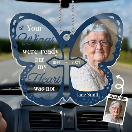 Personalized Butterfly Ornaments Customized Photos To Remember A Loved One